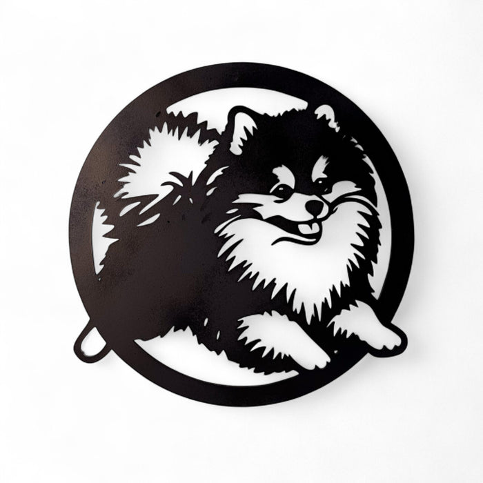 Wanddecoratie Pommeriaan rond