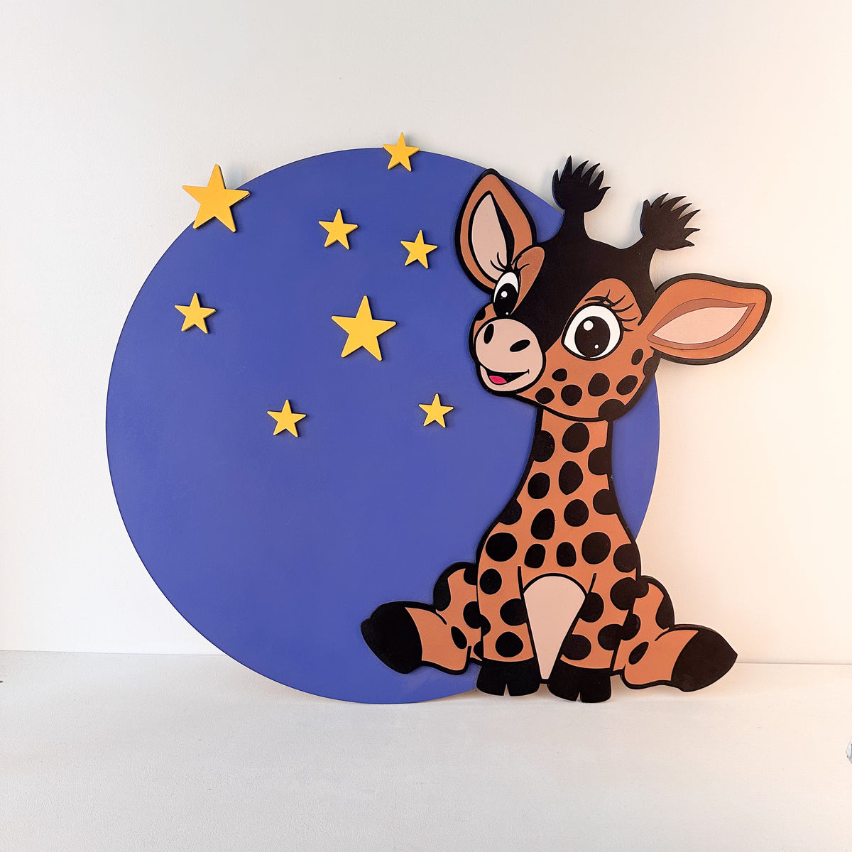 Geboortebord Giraffe