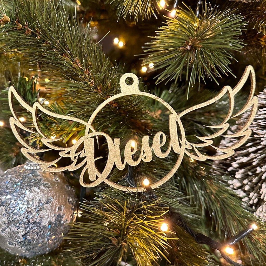 Kerstbal engel